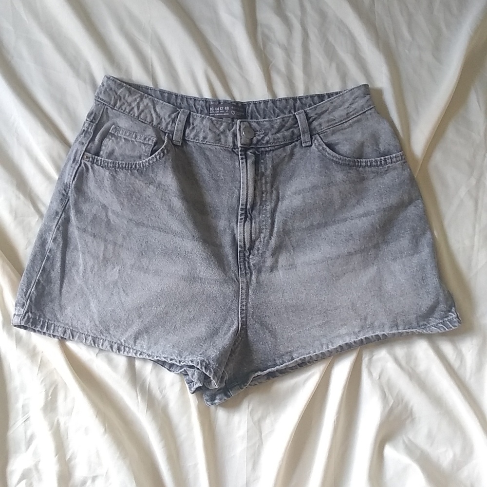 PRIMARK Denim Co Neutral Denim Jean Short Gray Size 12